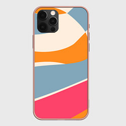 Чехол iPhone 12 Pro Max Разноцветная абстракция в стиле модерн