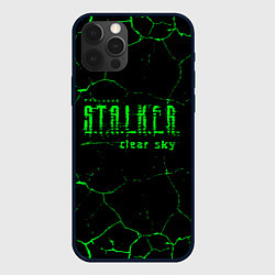 Чехол для iPhone 12 Pro Max Stalker radiation art, цвет: 3D-черный