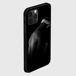 Чехол для iPhone 12 Pro Max 2Pac Тупак Шакур, цвет: 3D-черный — фото 2