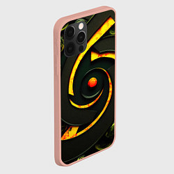 Чехол для iPhone 12 Pro Max Круговорот текстур, цвет: 3D-светло-розовый — фото 2
