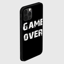 Чехол для iPhone 12 Pro Max Игра окончена, цвет: 3D-черный — фото 2