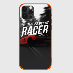 Чехол для iPhone 12 Pro Max The fastest racer, цвет: 3D-красный