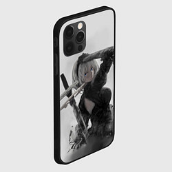 Чехол для iPhone 12 Pro Max YoRHa 2-gou B-gata - android, цвет: 3D-черный — фото 2