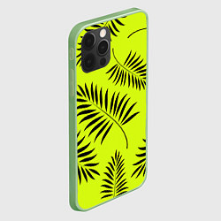 Чехол для iPhone 12 Pro Max Пальмовые ветви, цвет: 3D-салатовый — фото 2