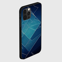 Чехол для iPhone 12 Pro Max Геометрическая бесконечность, цвет: 3D-черный — фото 2