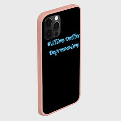 Чехол для iPhone 12 Pro Max Фараон миллион доллар депрешн, цвет: 3D-светло-розовый — фото 2