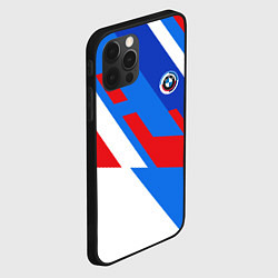 Чехол для iPhone 12 Pro Max Bmw - perfomance colors, цвет: 3D-черный — фото 2