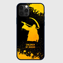 Чехол для iPhone 12 Pro Max Children of Bodom - gold gradient, цвет: 3D-черный