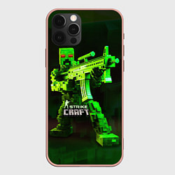 Чехол для iPhone 12 Pro Max Strike Craft, цвет: 3D-светло-розовый