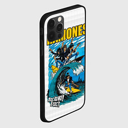 Чехол для iPhone 12 Pro Max Ramones rock away beach, цвет: 3D-черный — фото 2