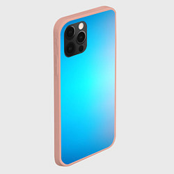 Чехол для iPhone 12 Pro Max Градиент из голубого в розовый, цвет: 3D-светло-розовый — фото 2
