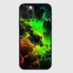 Чехол для iPhone 12 Pro Max Зеленое небо, цвет: 3D-черный