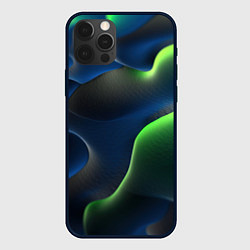 Чехол iPhone 12 Pro Max Плиты и неоновое свечение