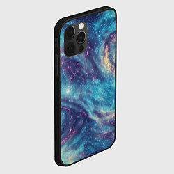 Чехол для iPhone 12 Pro Max Путеводная звезда в космосе, цвет: 3D-черный — фото 2