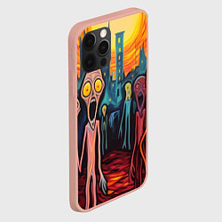 Чехол для iPhone 12 Pro Max Зомби пришли за тобой, цвет: 3D-светло-розовый — фото 2