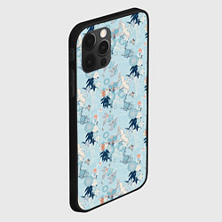 Чехол для iPhone 12 Pro Max Японский паттерн с журавлем, цвет: 3D-черный — фото 2