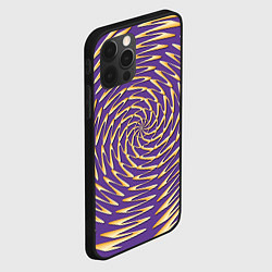 Чехол для iPhone 12 Pro Max Зигзаг, цвет: 3D-черный — фото 2