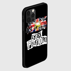 Чехол для iPhone 12 Pro Max Sex Pistols - punks not dead, цвет: 3D-черный — фото 2