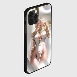 Чехол для iPhone 12 Pro Max Аниме девушка в фэнтази костюме, цвет: 3D-черный — фото 2