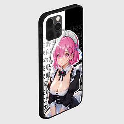 Чехол для iPhone 12 Pro Max Рам - аниме ре зеро, цвет: 3D-черный — фото 2