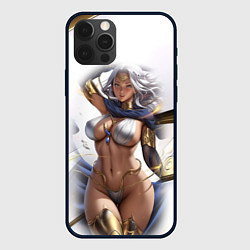 Чехол для iPhone 12 Pro Max Девушка с пышными формами аниме, цвет: 3D-черный