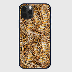 Чехол для iPhone 12 Pro Max Змеиный клубок, цвет: 3D-черный