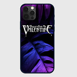 Чехол iPhone 12 Pro Max Bullet For My Valentine neon monstera