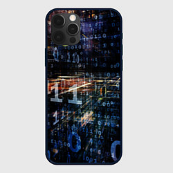 Чехол для iPhone 12 Pro Max Шифр, цвет: 3D-черный