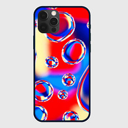 Чехол iPhone 12 Pro Max Объемные цветные пузыри