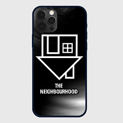 Чехол для iPhone 12 Pro Max The Neighbourhood glitch на темном фоне, цвет: 3D-черный