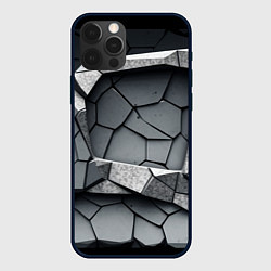 Чехол iPhone 12 Pro Max Каменная конструкция паттерн