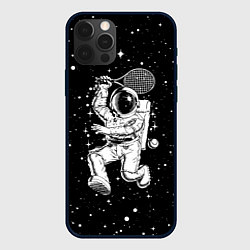 Чехол для iPhone 12 Pro Max Space tennis - astronaut, цвет: 3D-черный