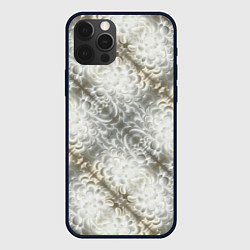 Чехол iPhone 12 Pro Max Мягкие белые абстрактные цветы
