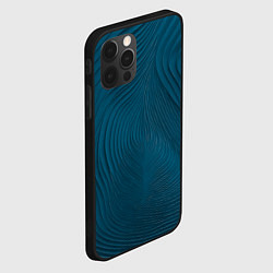 Чехол для iPhone 12 Pro Max Фантазия в синем, цвет: 3D-черный — фото 2