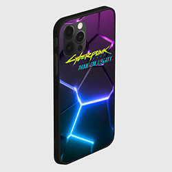 Чехол для iPhone 12 Pro Max Cyberpunk 2077 phantom liberty neon, цвет: 3D-черный — фото 2