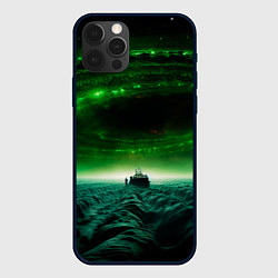 Чехол для iPhone 12 Pro Max Космический шторм, цвет: 3D-черный