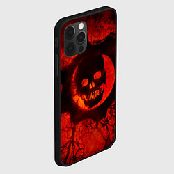 Чехол для iPhone 12 Pro Max Gears of War красный, цвет: 3D-черный — фото 2