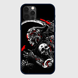 Чехол для iPhone 12 Pro Max Cyberpunk death, цвет: 3D-черный