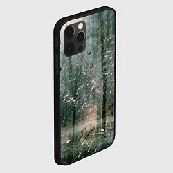 Чехол для iPhone 12 Pro Max Тени деревьев и краски, цвет: 3D-черный — фото 2