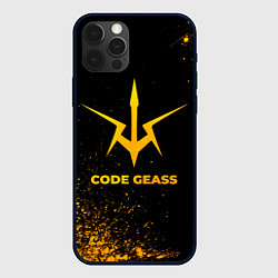 Чехол iPhone 12 Pro Max Code Geass - gold gradient