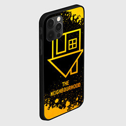 Чехол для iPhone 12 Pro Max The Neighbourhood - gold gradient, цвет: 3D-черный — фото 2