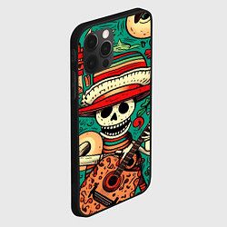 Чехол для iPhone 12 Pro Max Песни Смерти, цвет: 3D-черный — фото 2