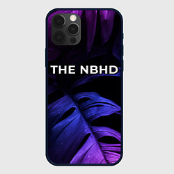 Чехол для iPhone 12 Pro Max The Neighbourhood neon monstera, цвет: 3D-черный