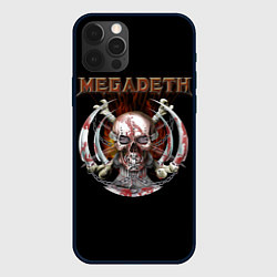 Чехол iPhone 12 Pro Max Megadeth - боевой череп