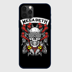 Чехол iPhone 12 Pro Max Megadeth - ядерный череп