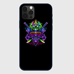 Чехол iPhone 12 Pro Max Vaporwave CyberSamurai