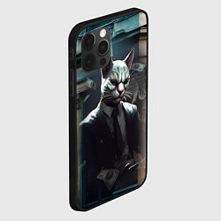 Чехол для iPhone 12 Pro Max Payday 3 cat bank, цвет: 3D-черный — фото 2