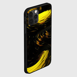 Чехол для iPhone 12 Pro Max Gold black, цвет: 3D-черный — фото 2