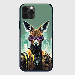 Чехол iPhone 12 Pro Max Cool kangaroo - cyberpunk