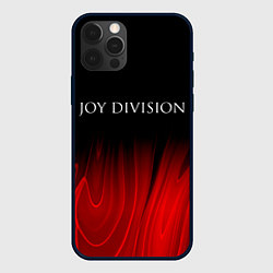 Чехол для iPhone 12 Pro Max Joy Division red plasma, цвет: 3D-черный